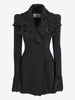Fendi Black Coat With Shearling Details W2511.60  Fendi 