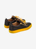 Giuseppe Zanotti Men's Blue and Yellow Shoes WCV250877.13 . Giuseppe Zanotti 
