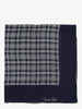 Mila Schön Check Silk Foulard