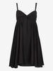 Fendi Black Pleated Babydoll Mini Dress W27526.18  Fendi 