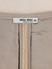 Miu Miu Beige Skirt MR040625.62  Miu Miu 