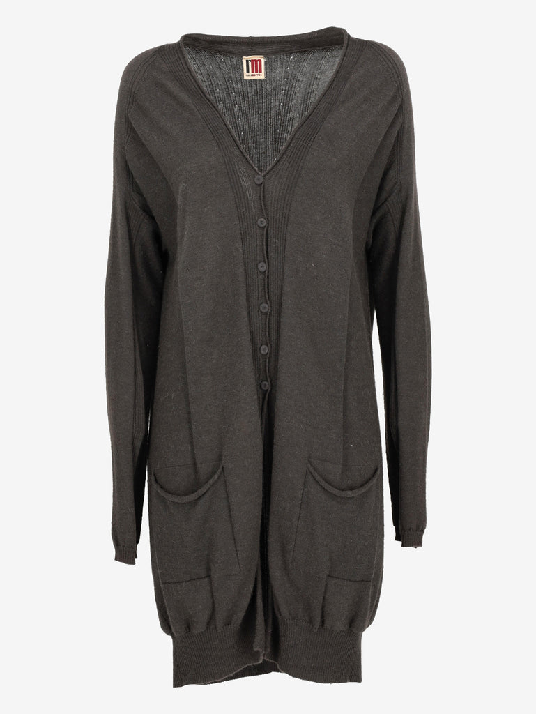 Isola Marras Wool Knitted Long Cardigan CVM24.74.8  Marras 