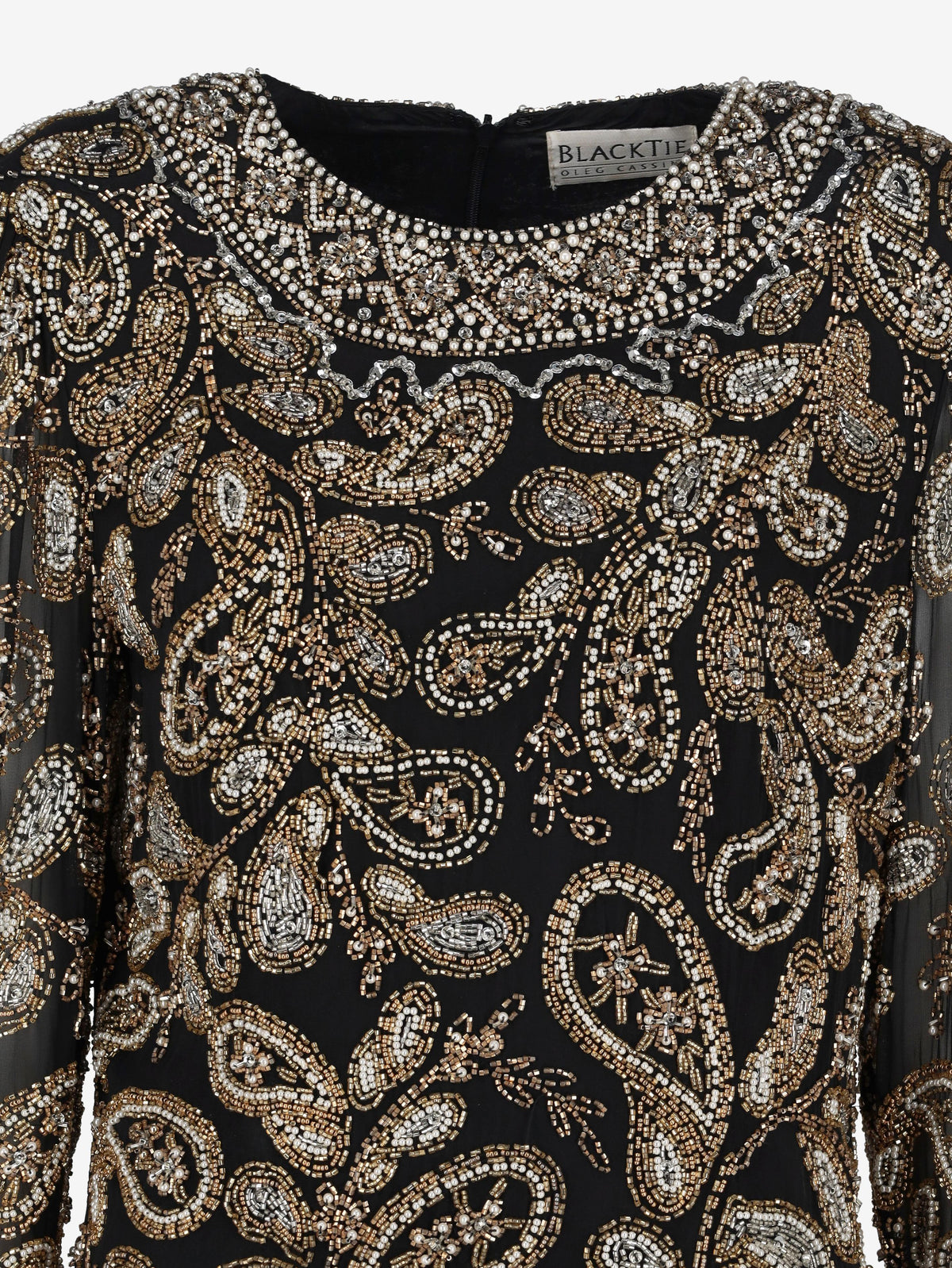 Vintage Beaded Paisley Pattern Blouse W150626.12  Vintage 