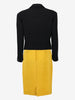 Gianni Versace Couture Black And Yellow Suit