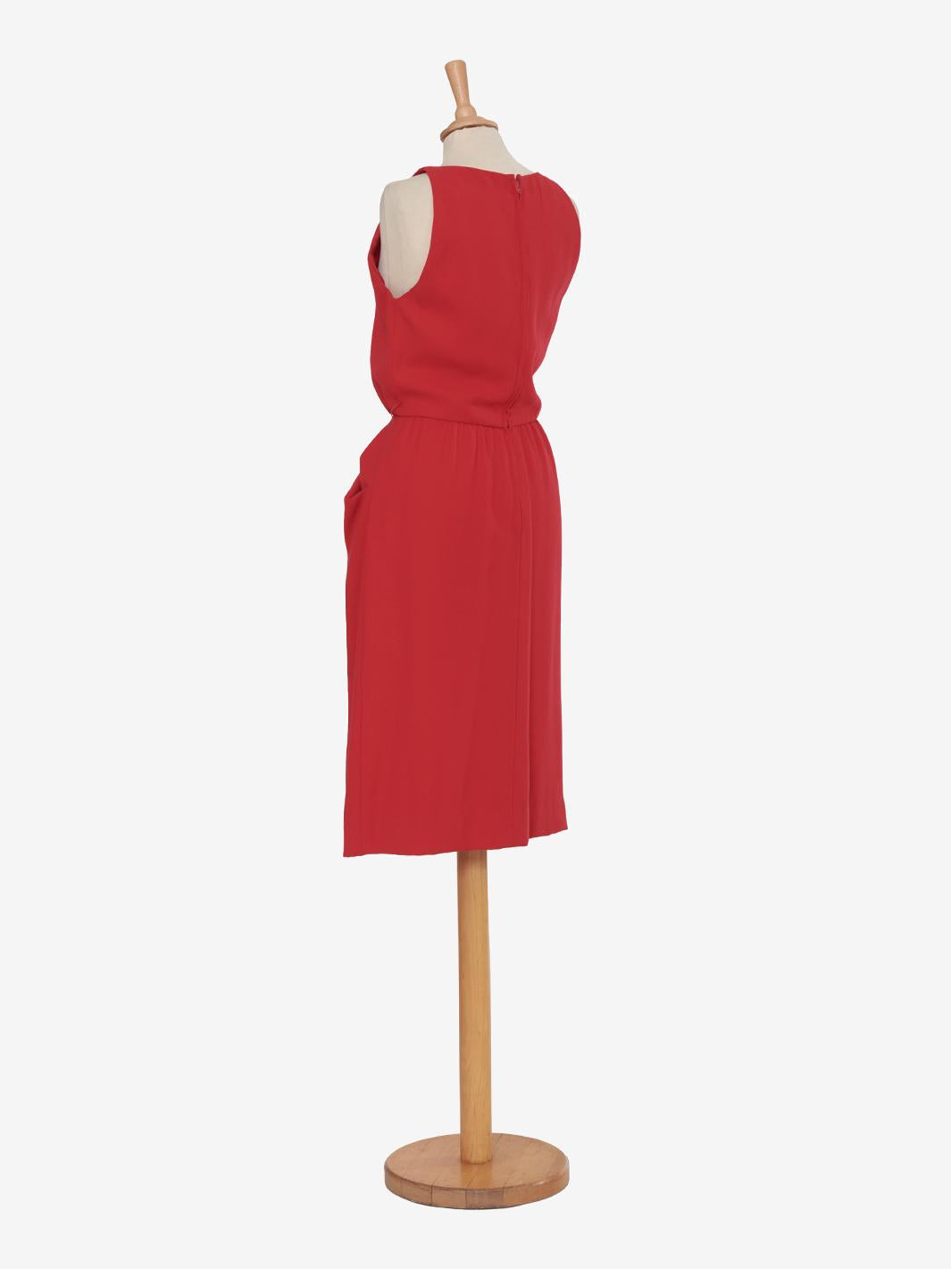 Carolyne Roehm sheath dress with sleeveless pockets - 90s AR089  Carolyne Roehm 