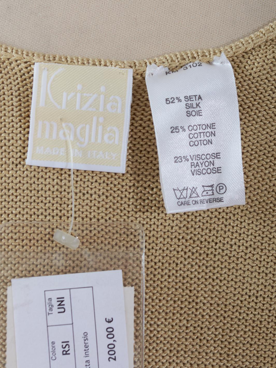 Canotta Krizia con ricamo Tartaruga