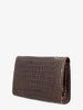 Vintage Brown Crocodile Leather Clutch WCV13032025.33  Vintage 