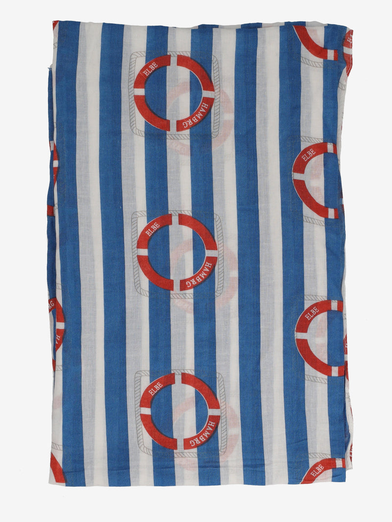 Vintage Marine Patterned Foulard WCV241010421.20  Vintage 