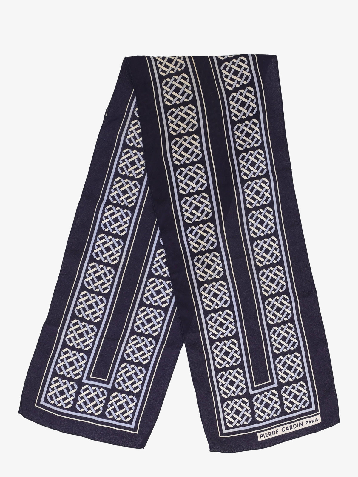 Vintage Patterned Foulard W2201124  Pierre Cardin 