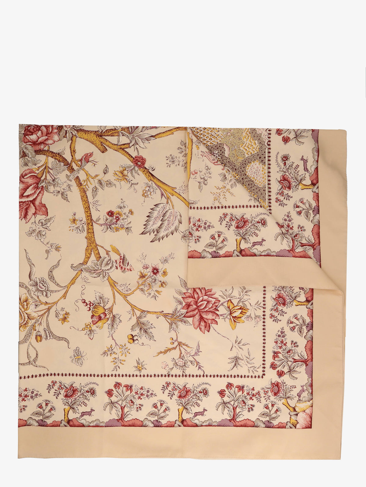 Foulard vintage in seta con albero della vita