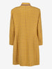 Vintage Yellow Tartan Long Coat MR22526.46  Caractēre 
