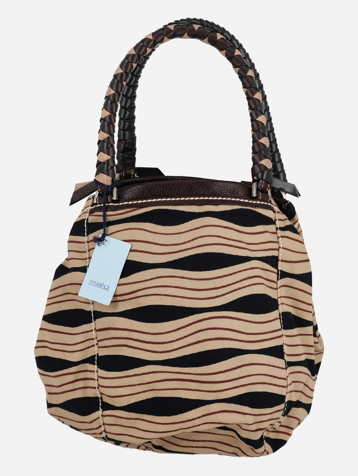 Malo Striped Bag WCV24101075  Malo 