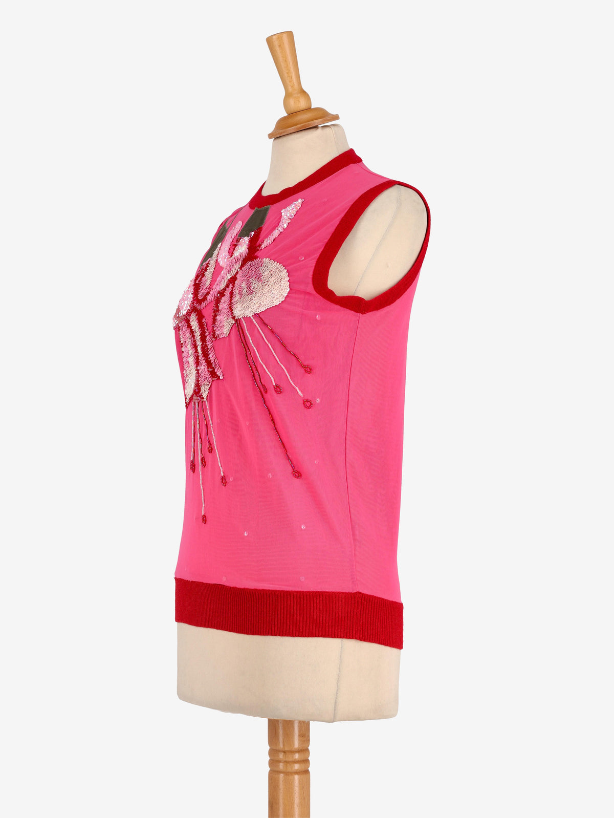 Vintage Top With Flowers WCV241010347  Vintage 