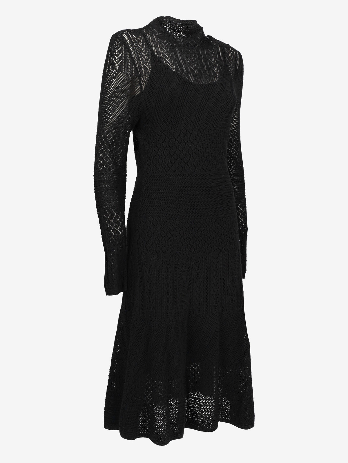 Lauren Ralph Lauren Wool-Blend Knit Maxi Dress with Slip Dress MR050925.7 . Ralph Lauren 