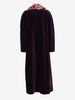 Moschino Open-Front Purple Coat with Twisted Neckline Detail W27526.172  Moschino 