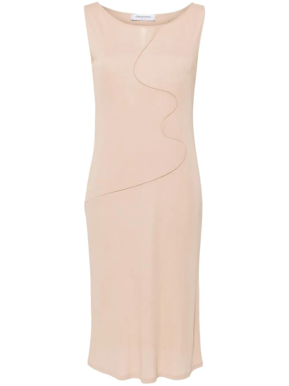 Emilio Pucci Exposed-Seam Midi Dress WCV241017  Pucci 