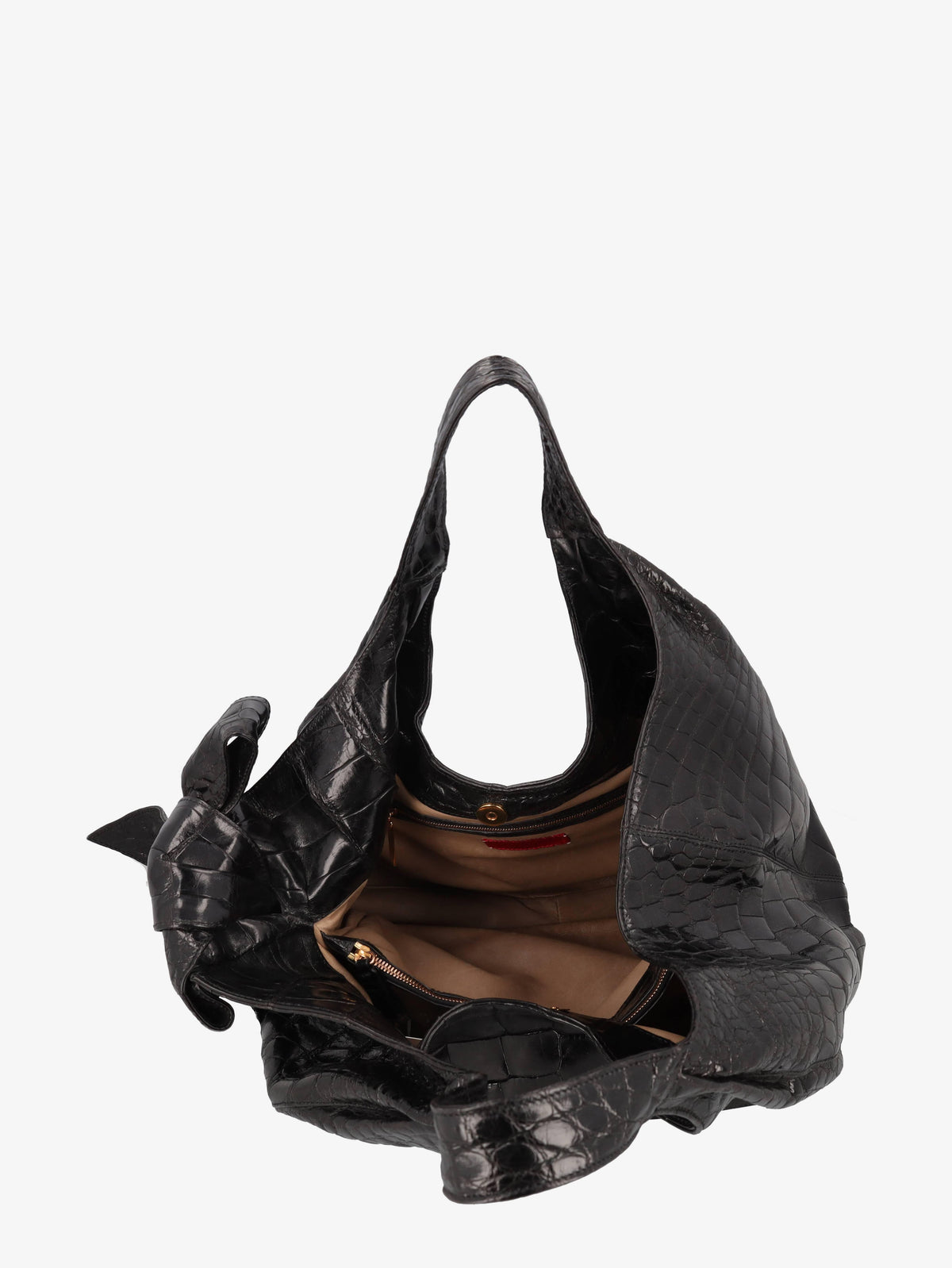 Valentino Garavani Maxi Bag In Black Cocco