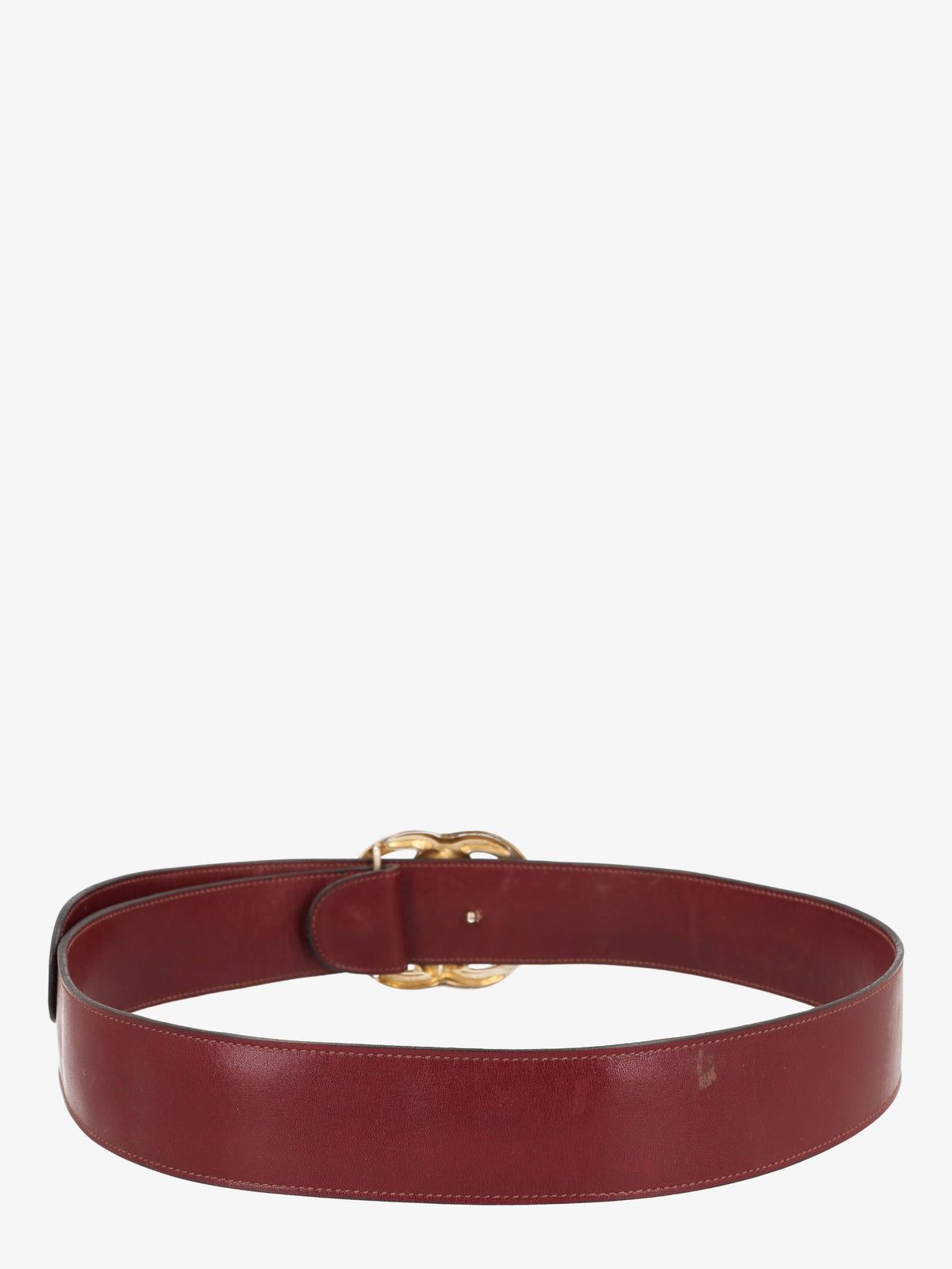Gucci Burgundy Buckle Belt