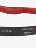 Vintage Red Python Belt