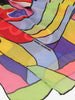 Mario Valentino Pop Art Multicolored Silk Scarf W150626.32  Vintage 