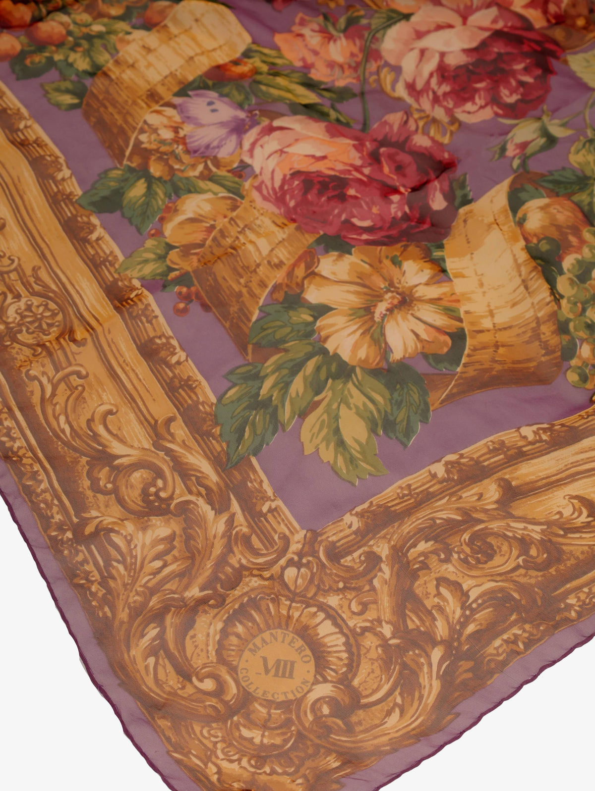 Mantero Flowered Silk Foulard