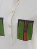 Roberta Di Camerino White Polo Shirt With Printed Pocket W130524.8  Roberta di Camerino 