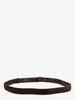 Gucci Chocolate Suede Thin Belt
