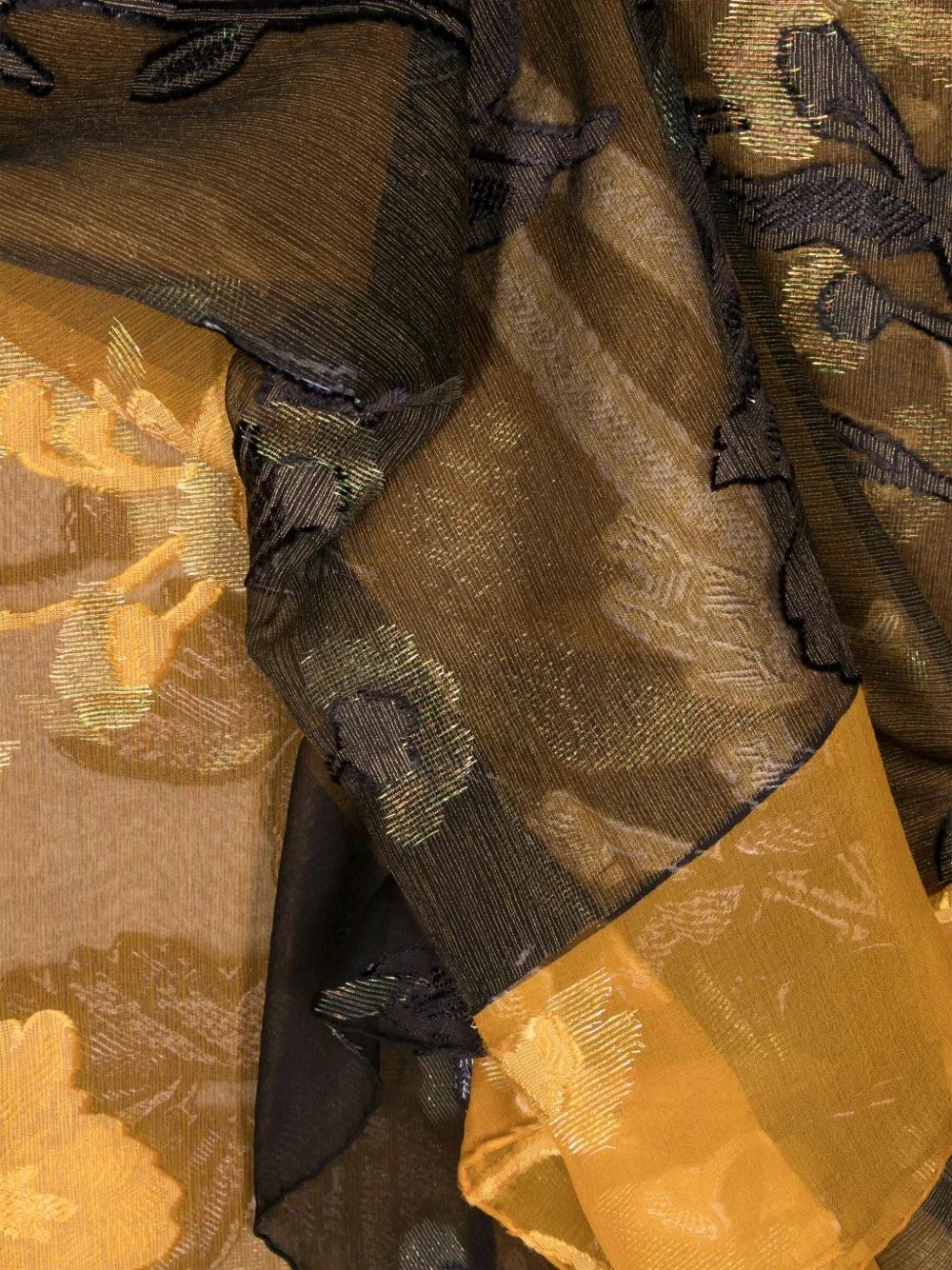 Gianfranco Ferré floral-embroidered sheer scarf WCV241094  Gianfranco Ferré 