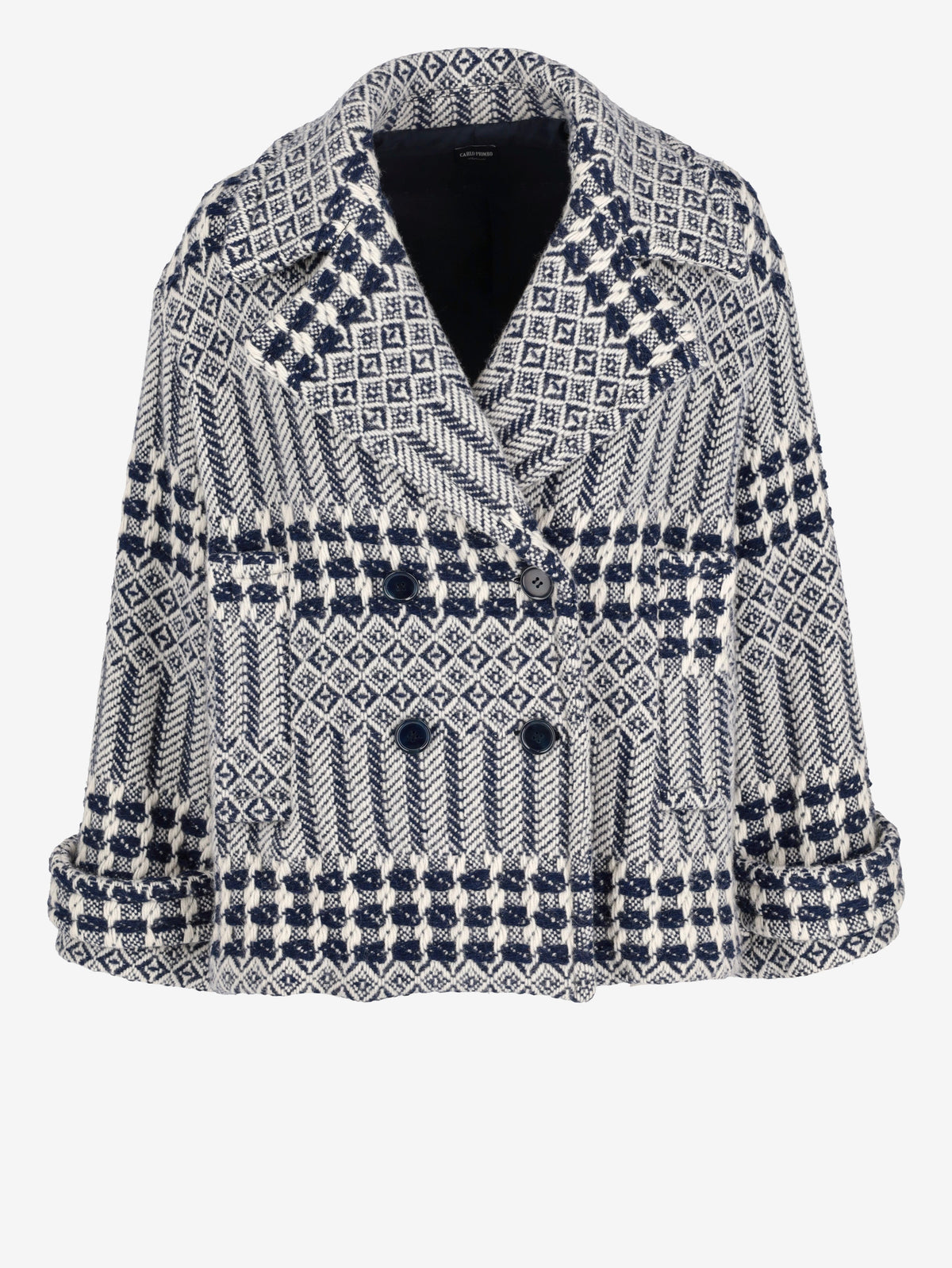 Carlo Piombo Wool Cropped Jacket WCV30052025.36  Piombo 