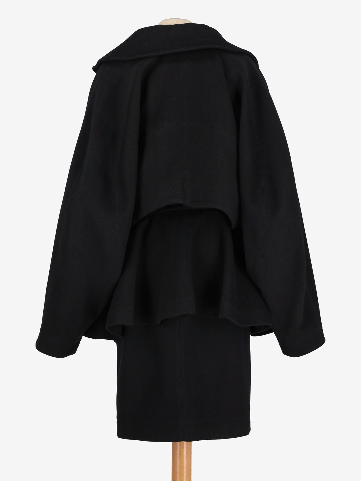 Alaïa Black Wool Coat and Skirt Set WCV100433  Alaïa 