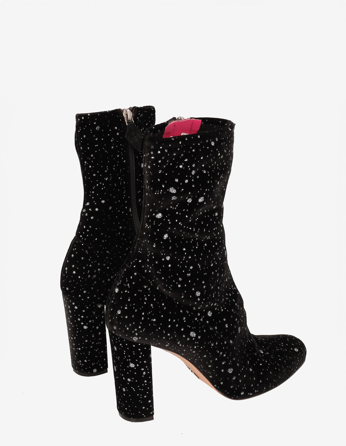 Oscar Tiye Black Lurex Ankle Boot WCV161224_28  Oscar tiye 