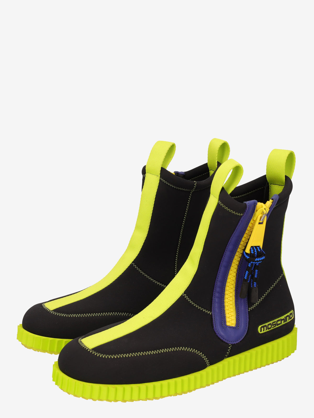 Moschino Surfer Boots in Multicoloured Neoprene WCV250874.07  Moschino 