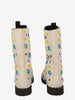Moschino Combat Boots in White Leather WCV250821.05  Moschino 