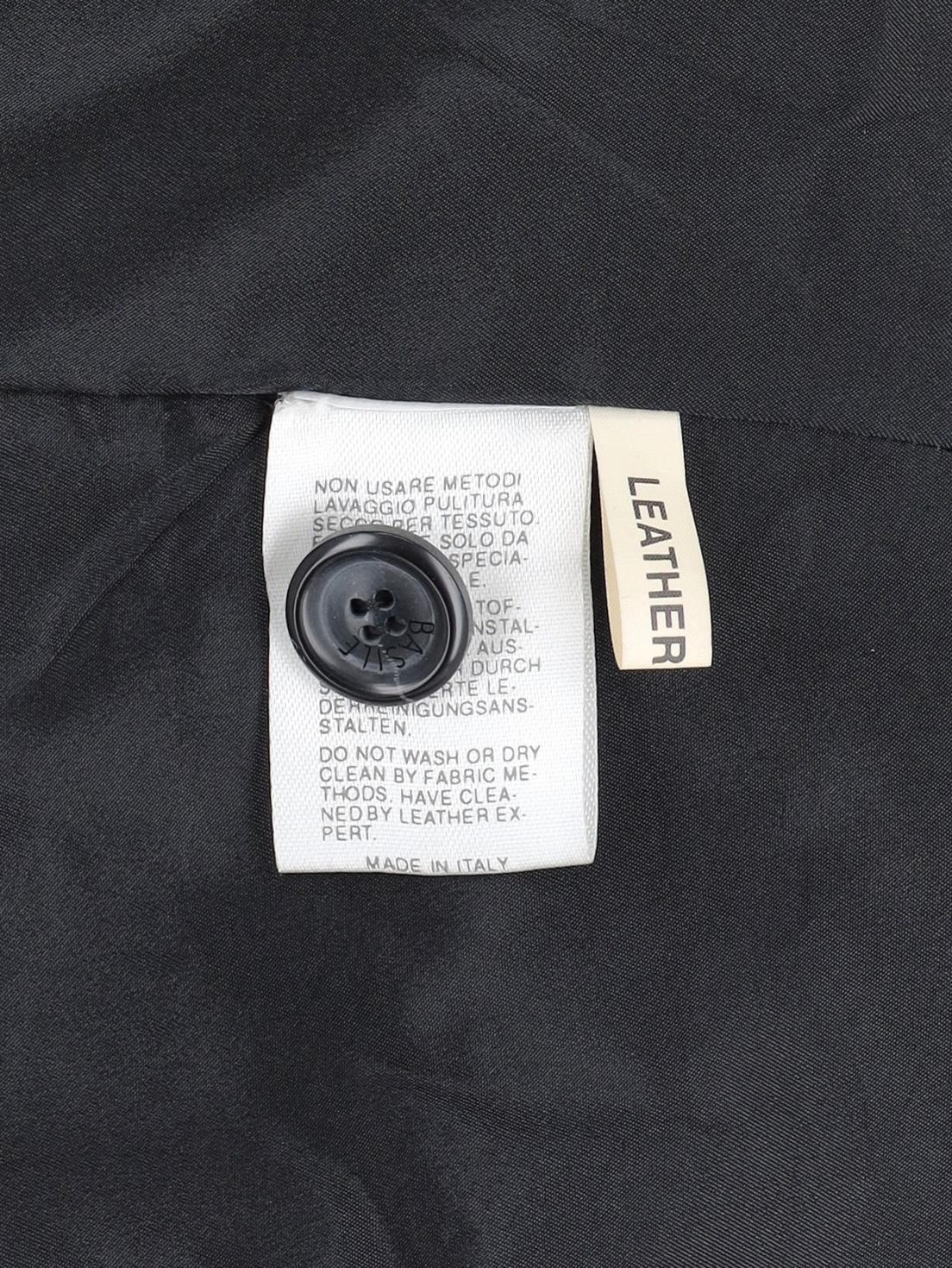 Basile Black Blazer With Leather Inserts W2511.116.02  Basile 