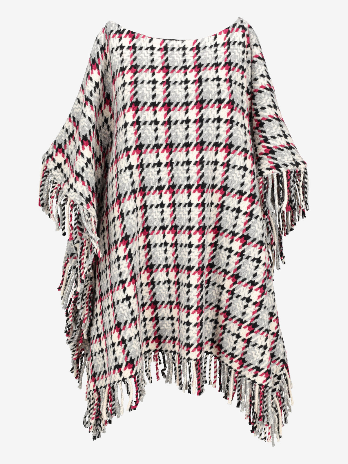 Ermanno Scervino Poncho Dress with Tartan Pattern CVM26.6.34  Ermanno Scervino 