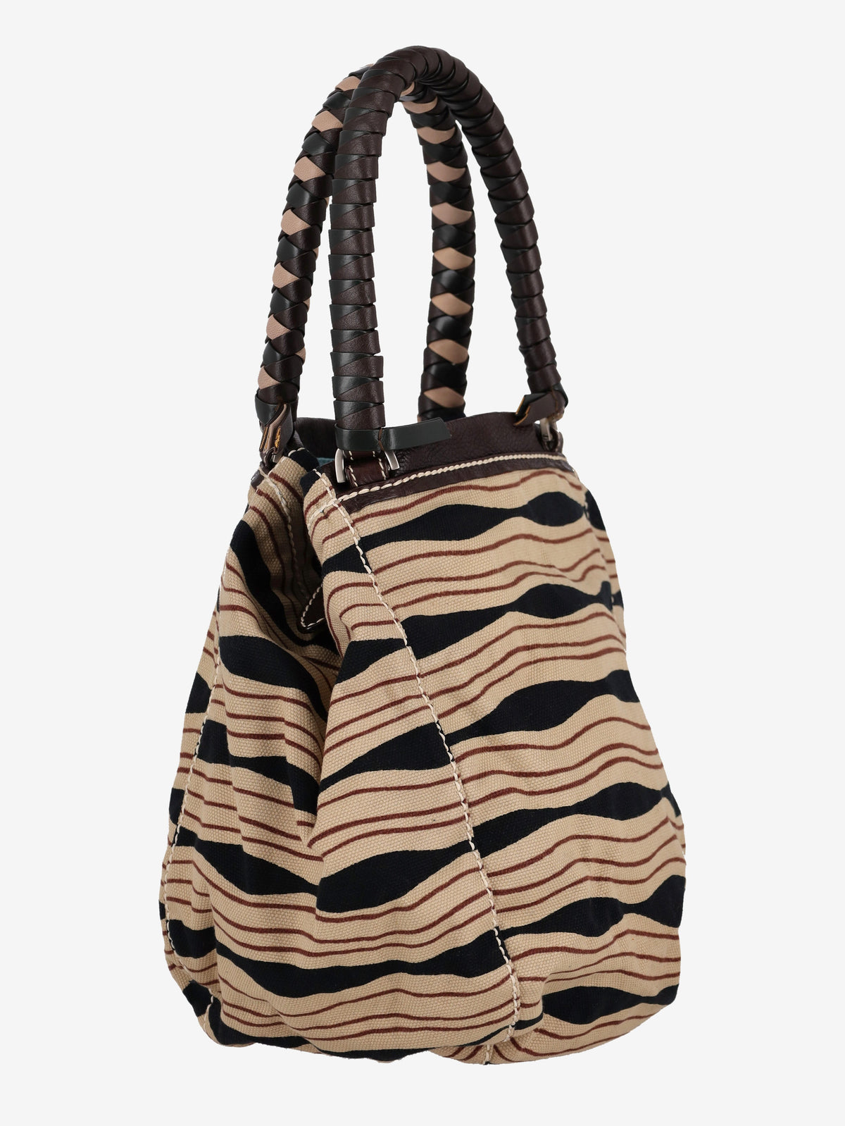 Malo Striped Bag WCV24101075  Malo 
