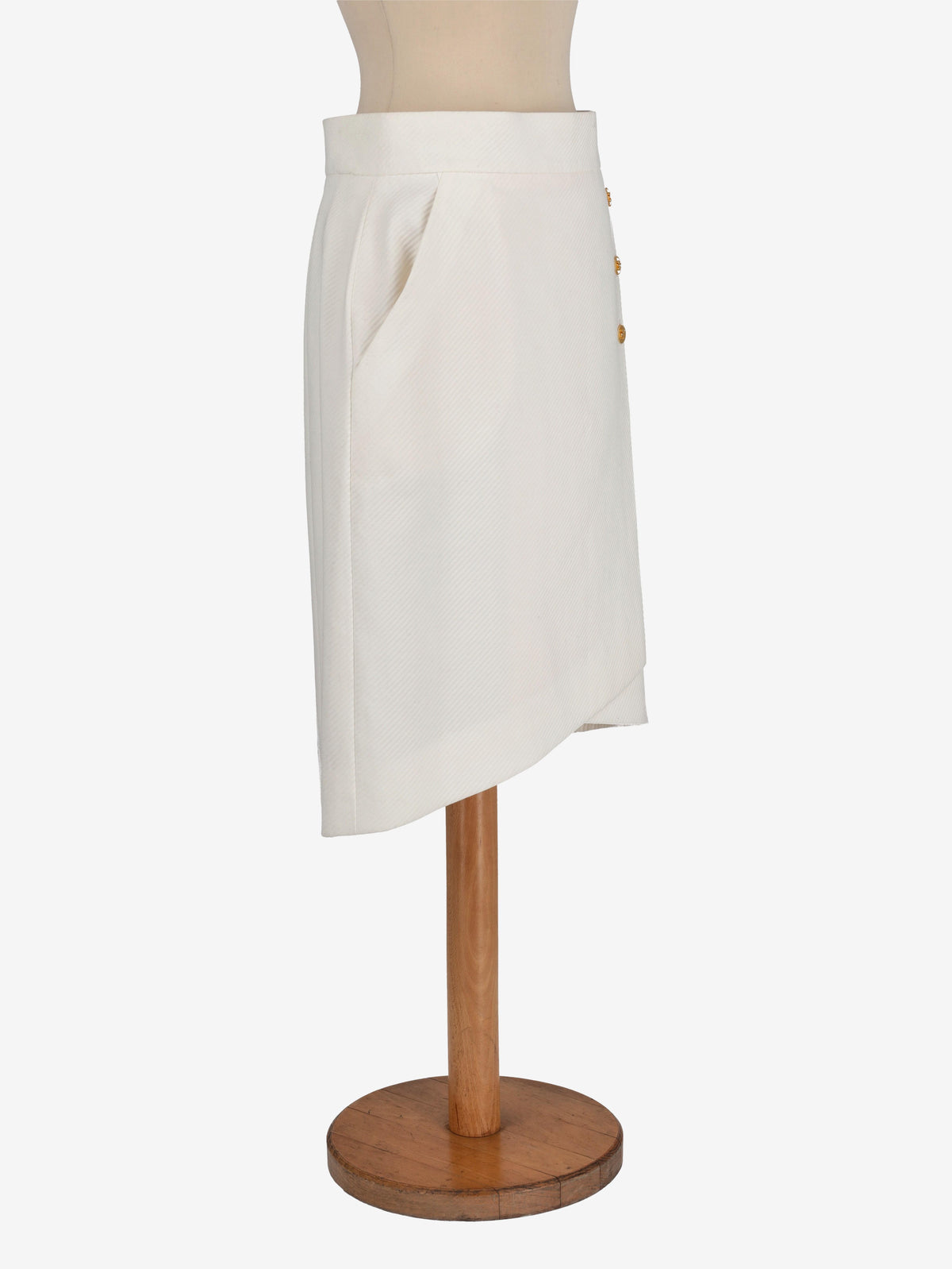 Chanel White Skirt MR120725.10  Chanel 