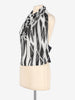 Versace Zebra Print Open-Back Top MR206002  Versace 