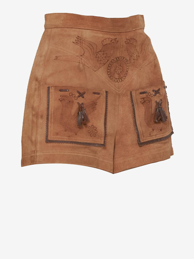 Vintage Suede Shorts  - '70s AR040  Vintage 