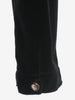 Abito Gianni Versace in velluto nero con colletto in raso