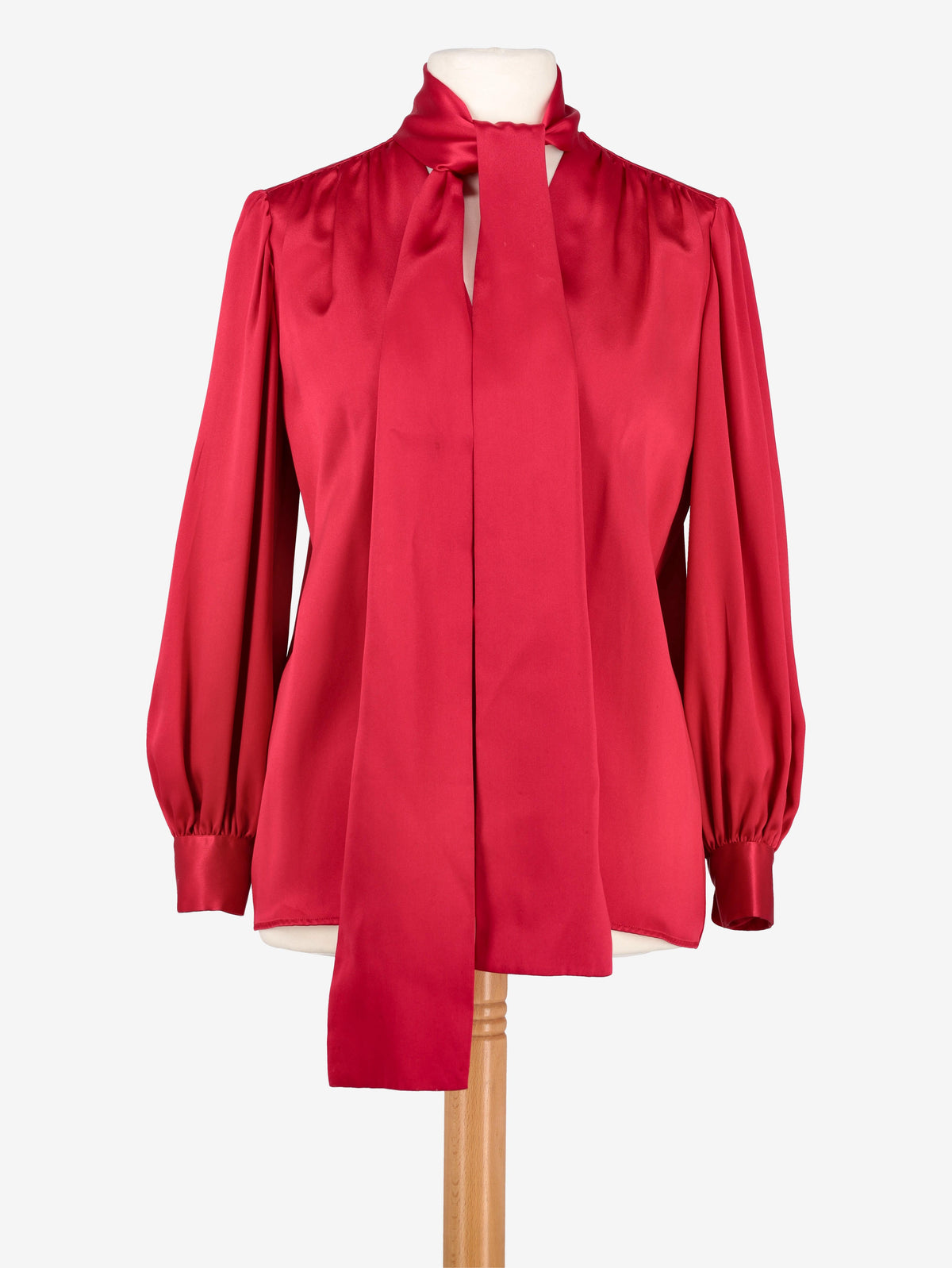 Yves Saint Laurent Red Blouse