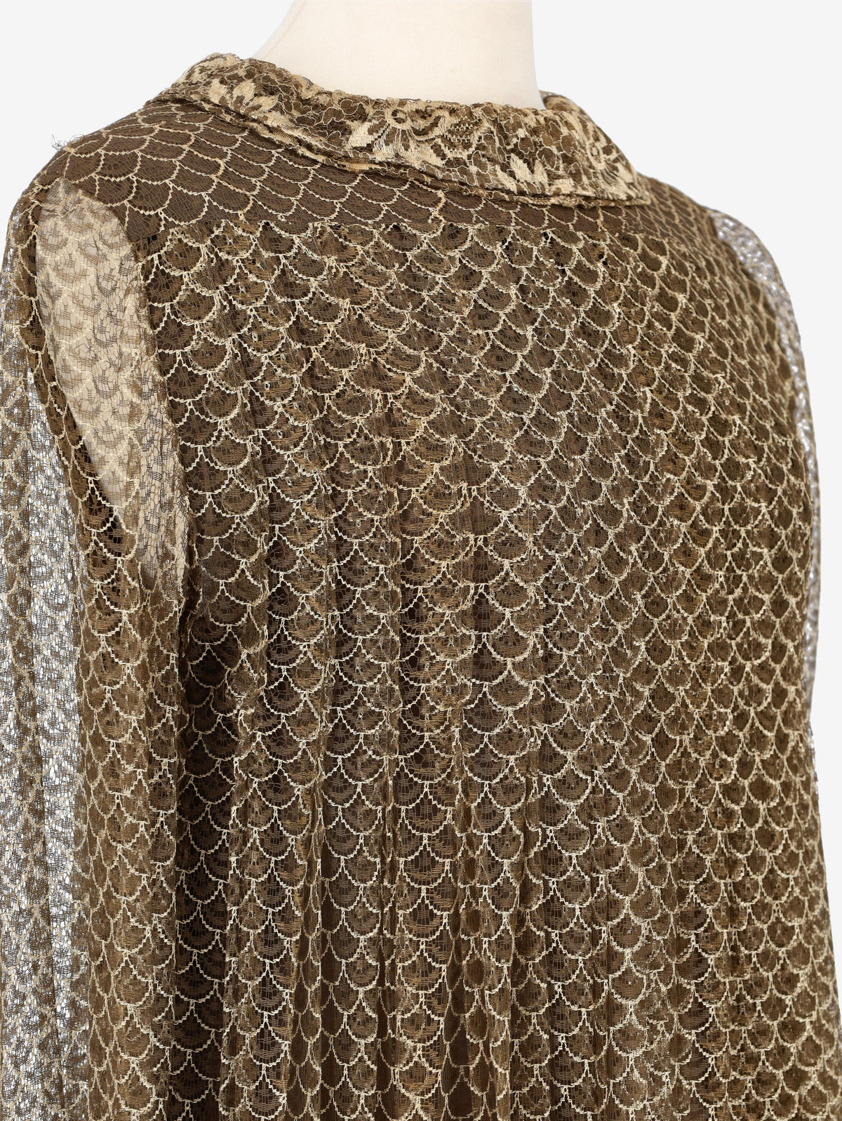 André Laug Lace Green Dress WCV151124.12  Andre Laug 