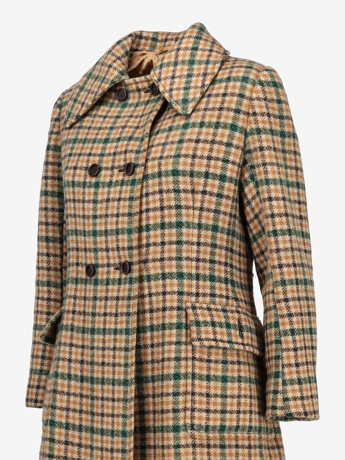 Vintage Wool Checkered Set MR110226.26  Vintage 