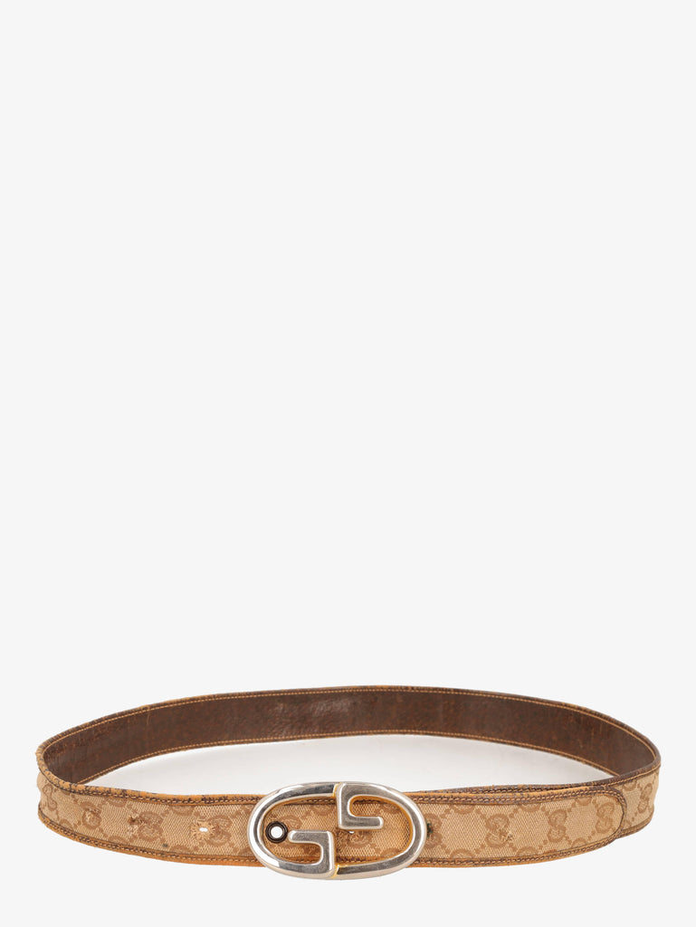 Cintura sottile con monogramma Gucci
