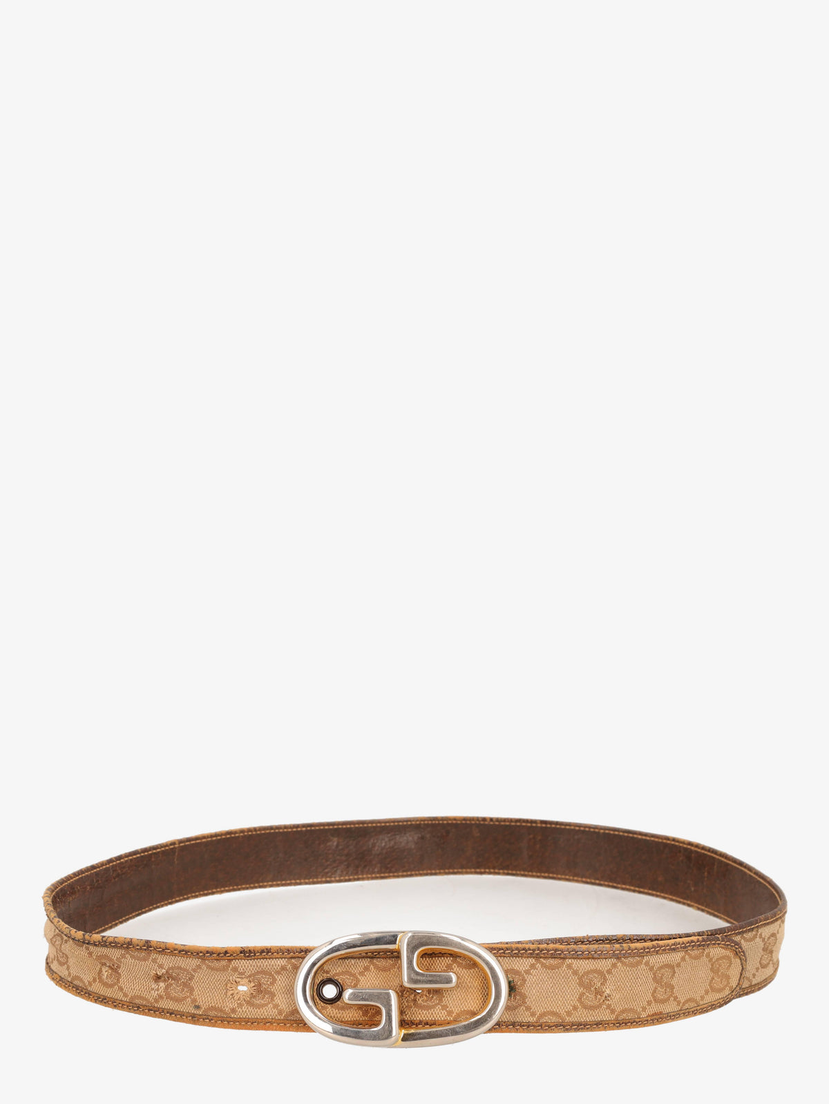 Cintura sottile con monogramma Gucci
