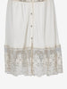 Vintage Lace-Trim Slip Mini Dress with Jewel Buttons W27526.40  Vintage 
