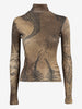 Just Cavalli Turtle Neck Patterned Shirt W24121253.17  Just Cavalli 
