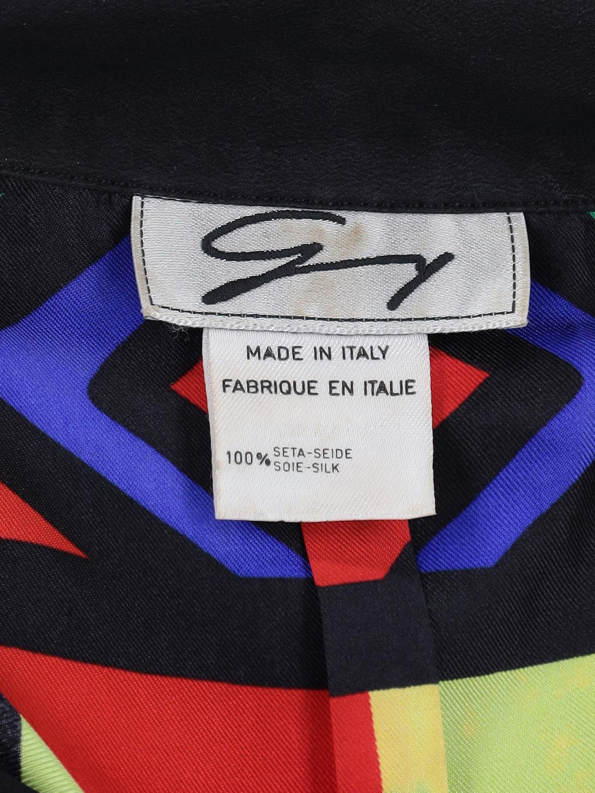 Blusa in seta fantasia Genny