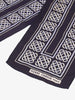 Vintage Patterned Foulard W2201124  Pierre Cardin 