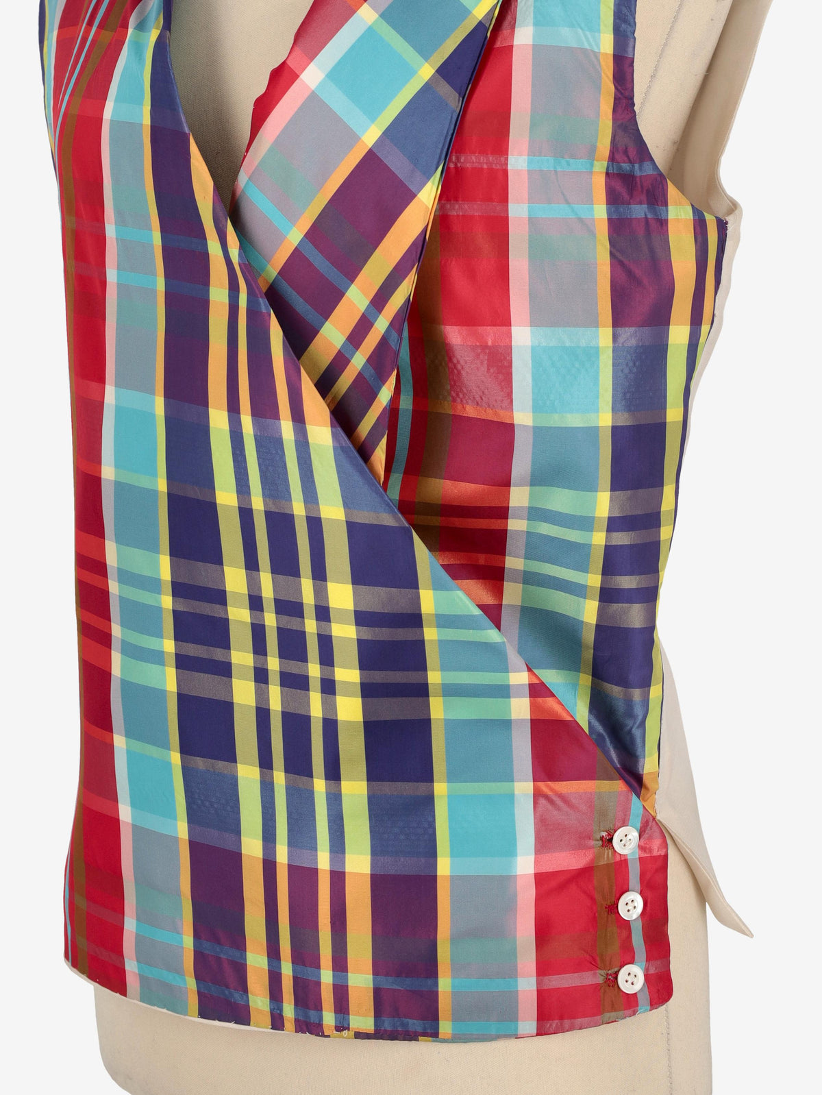 Gianfranco Ferré 1990s Tartan Vest B1602020  Gianfranco Ferré 